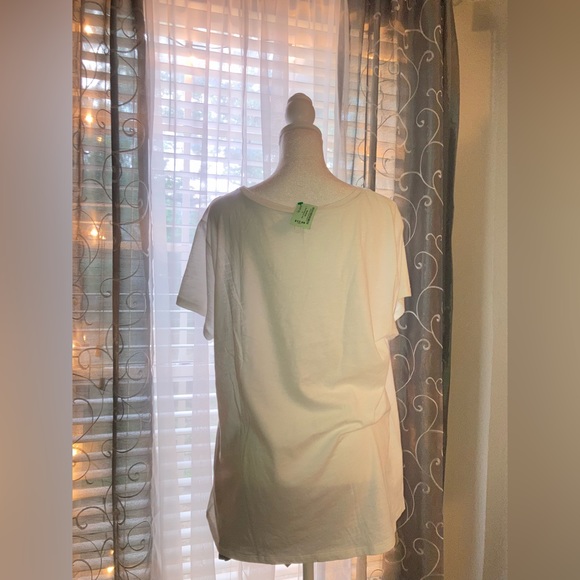 NEW LOFT Oh Say Can You Sea White Festive Summer Short sleeve Tshirt XL - Picture 5 of 7